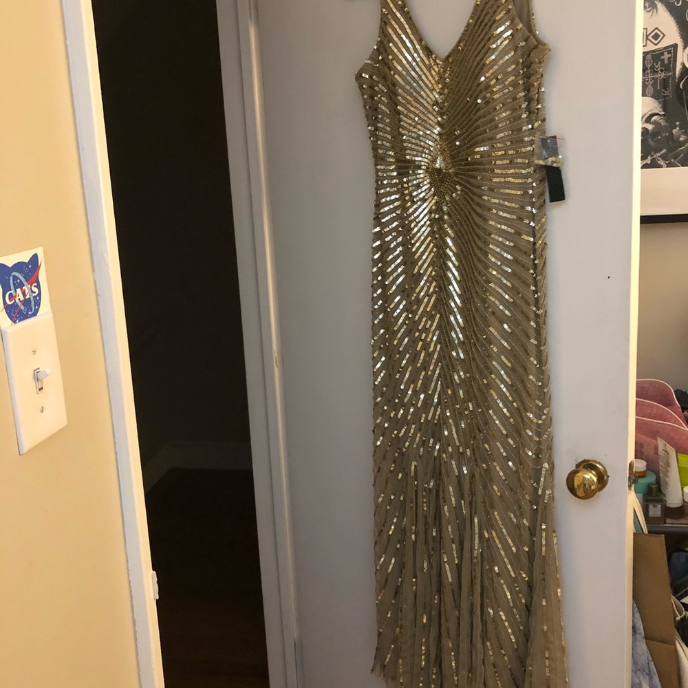 Sequin floor length gown